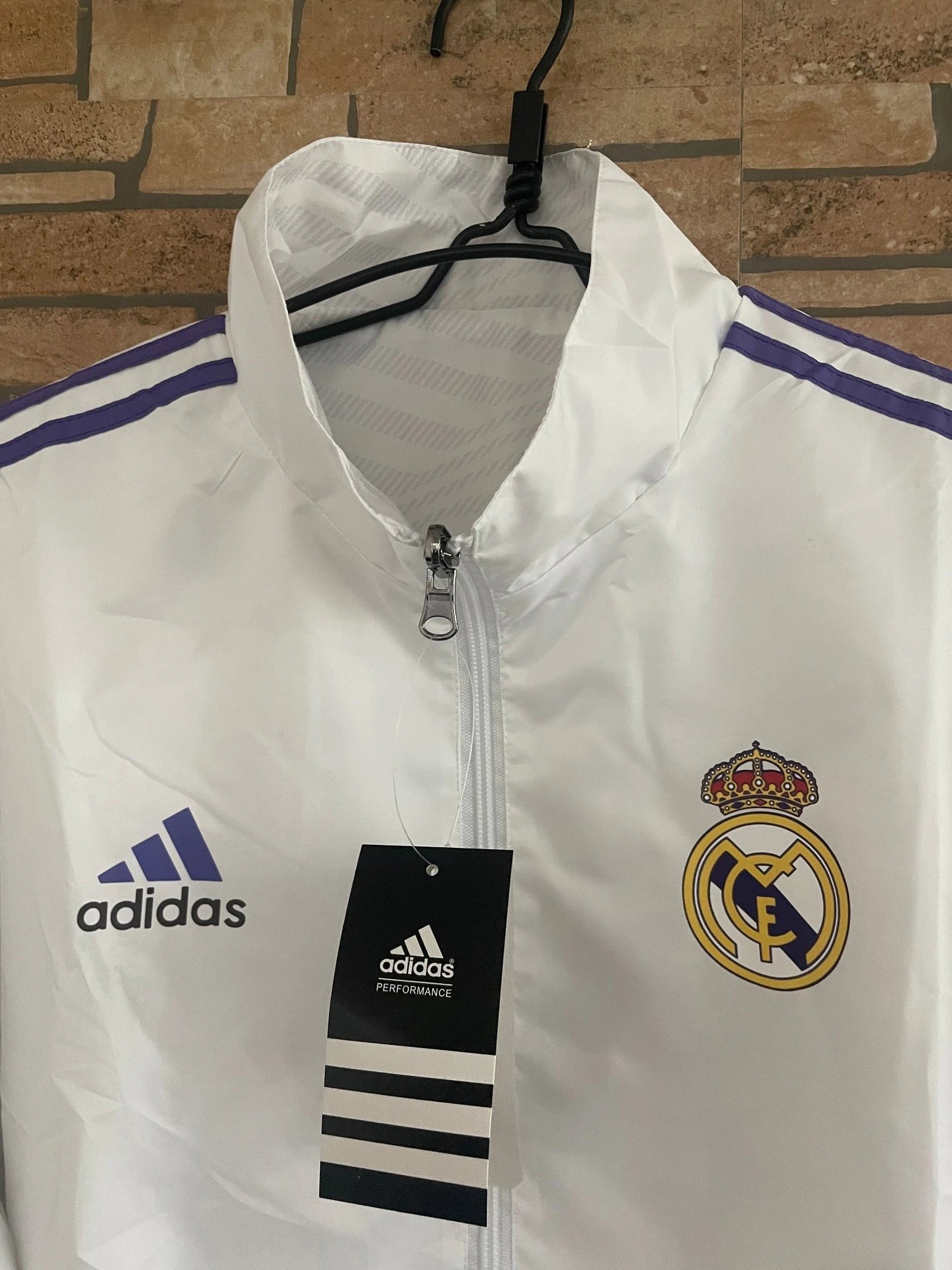 Football Real Madrid Adidas Training Jacket Windbreaker