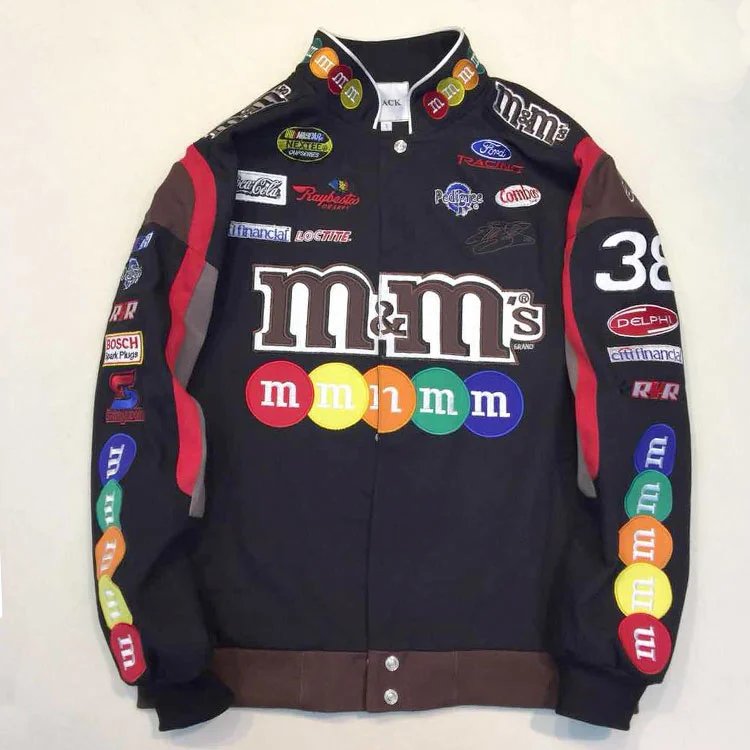 M&M Black Racer Jacket